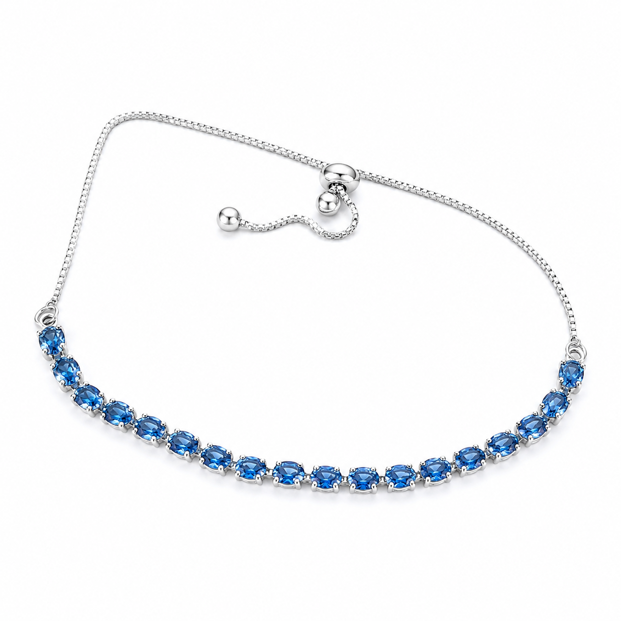 Shattered Stars · Sapphire Star Trail Bracelet