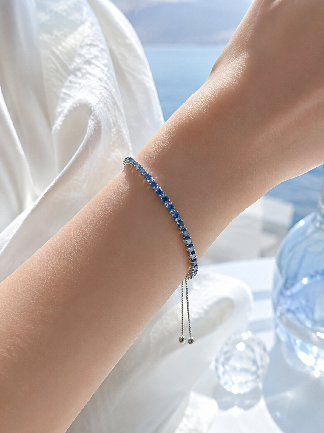Shattered Stars · Sapphire Star Trail Bracelet