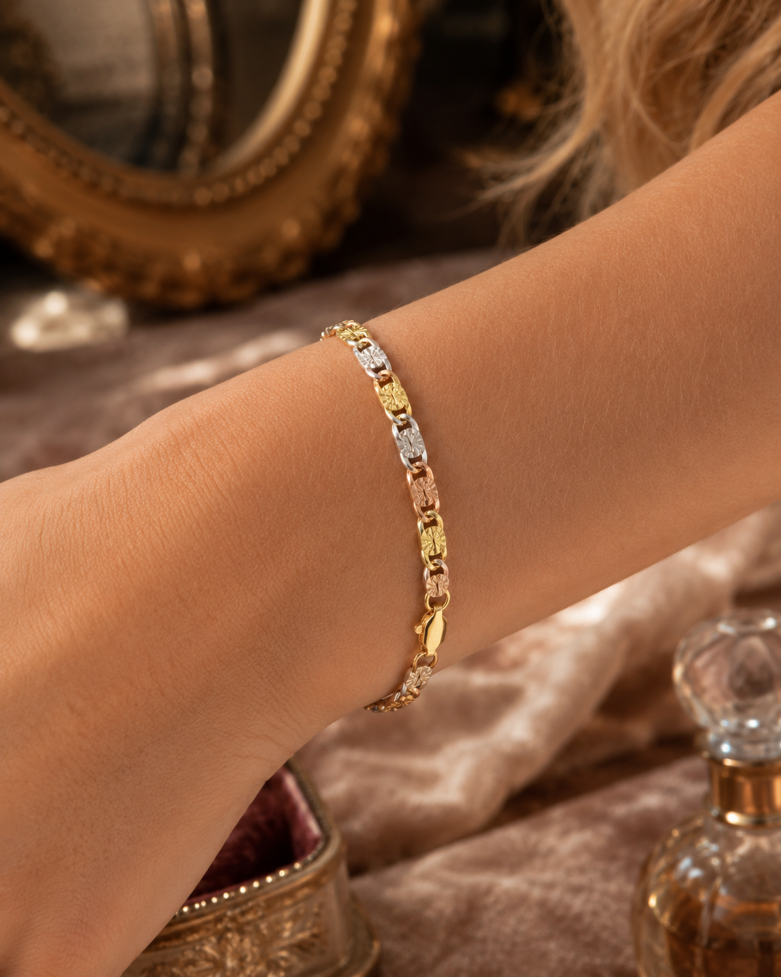 Shattered Stars · Tri-Tone Radiance Bracelet